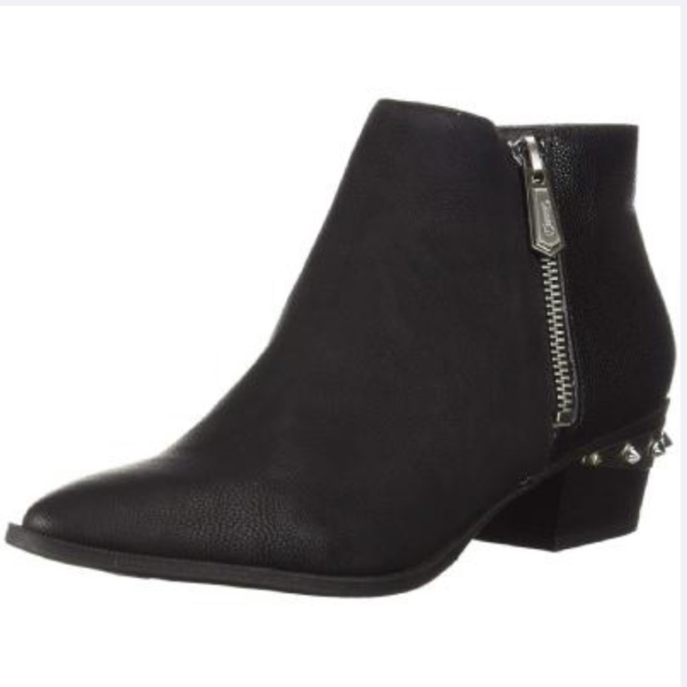 Circus by Sam Edelman Black Leather Booties Sz 6
